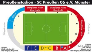 Stadionplan Münster